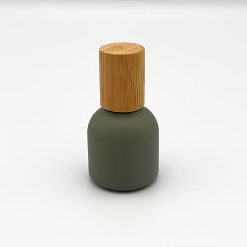 10ml Glass Roller Bottles with Bamboo Cap and Stainless Steel Ball