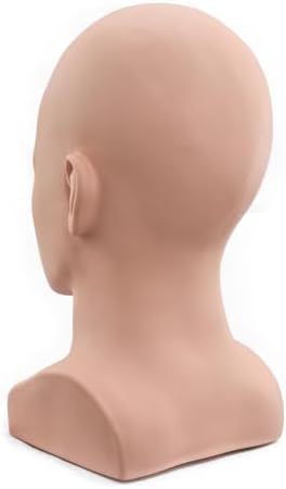 Professional PVC Male Mannequin Head for Display