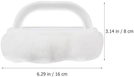 2pcs Soft Bathtub Brush with Handle for Bathroom Cleaning