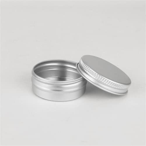 Wuiil 6 Pack Aluminum Tin Jars with Screw Cap Lid 1 Oz 30ml