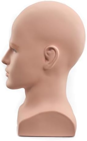 Professional PVC Male Mannequin Head for Display
