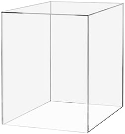 Acrylic Display Riser Box 12x12x16 Clear Tower Pedestal