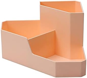Cosmetic Storage Box with 3 Compartments for Makeup Skincare and Stationery