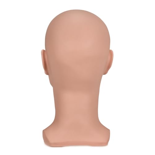PVC Male Mannequin Head for Wig and Headphone Display