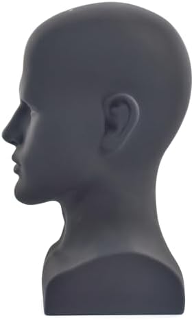 Professional PVC Male Mannequin Head for Display and Training