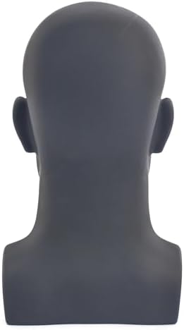 Professional PVC Male Mannequin Head for Display and Training