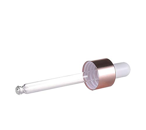 6 Pcs Pink Glass Dropper Bottles for Essential Oils