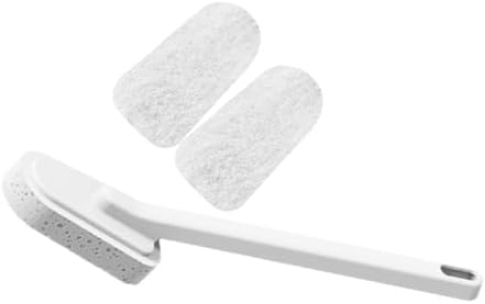 Healifty Long Handle Bathtub Cleaning Brush with Large Sponge Head and Dense Bristles