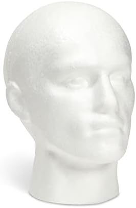 Juvale Foam Head Mannequin for Wigs Hats Masks