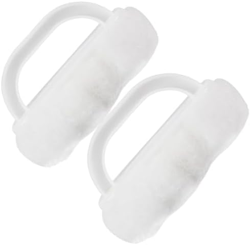 2pcs Soft Bathtub Brush with Handle for Bathroom Cleaning