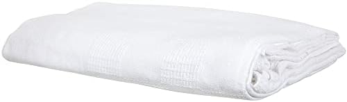 ForPro Professional Premium Checker Weave Thermal Massage Blanket 66x90 White