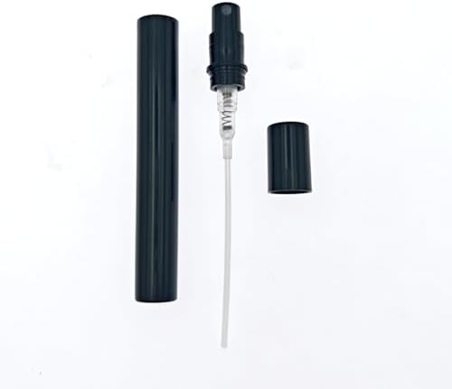 10pcs Mini Spray Bottles 5ml Black Refillable Portable