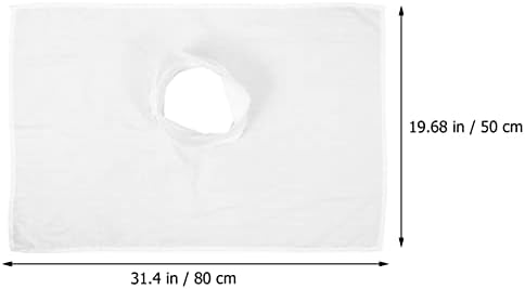 EXCEART Towel Sheets Massage Face Rest Cover for Spa Tables