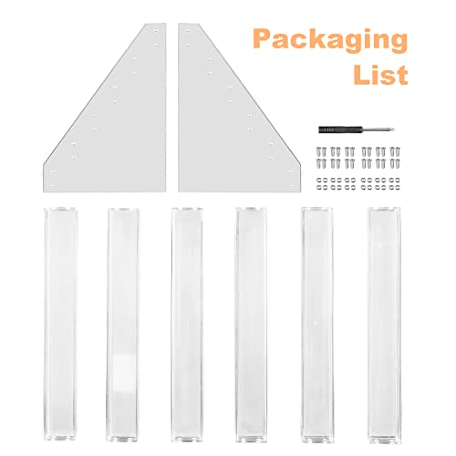 Acrylic Nail Polish Organizer Stand 6 Tier Holds 72 Bottles