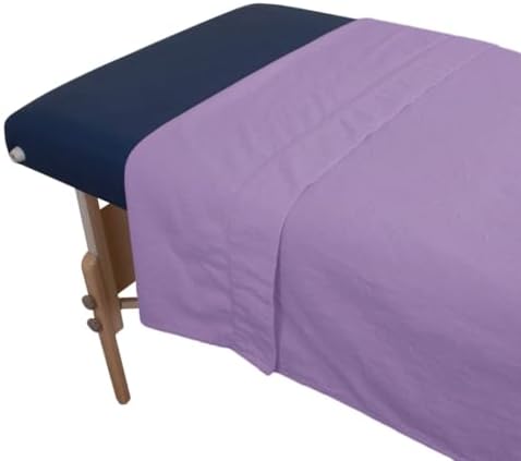 Body Linen Flannel Massage Table Sheet Dahlia Purple 61x100 Inches