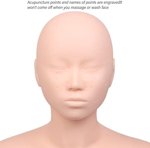 Soft PVC Mannequin Head for Makeup and Massage