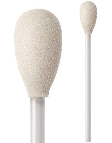 Bag of 50 Swabs 4 Inch Teardrop Mitt Foam Swabs