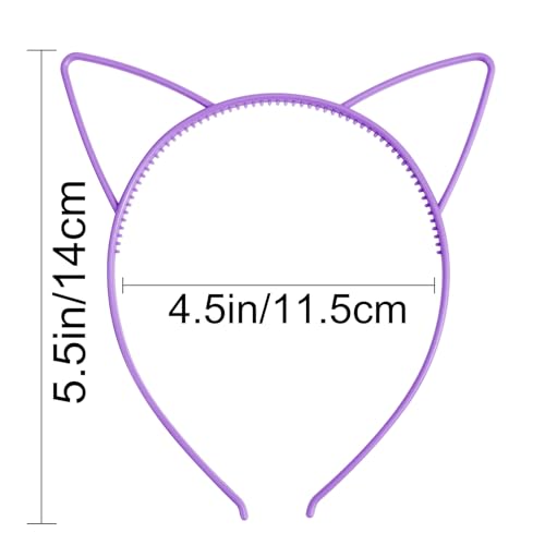 COCIDE 36 Pcs Cat Ears Headbands for Girls and Women