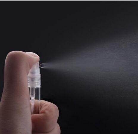 Elfenstall 10pcs Mini Clear 3ml Spray Bottles with 1pc Cloth and 2pcs Pipettes