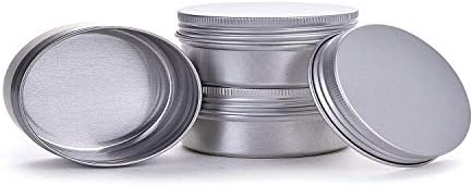 Hulless 05 Ounce Aluminum Tin Jar 24 Pack