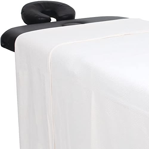 ForPro Professional Premium Checker Weave Thermal Massage Blanket 66x90 White