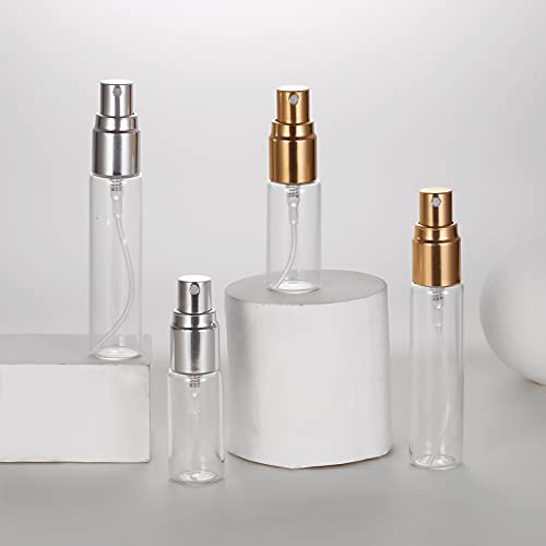 20 Pack 10ML Refillable Spray Bottle Set With Gold Caps