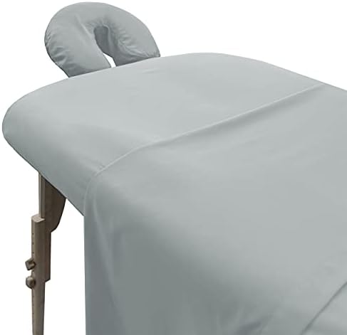 LONDON LINENS 3 Piece Massage Table Sheets Set - Soft Microfiber