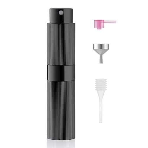 LISAPACK 8ml Perfume Spray Bottle Black 1pc