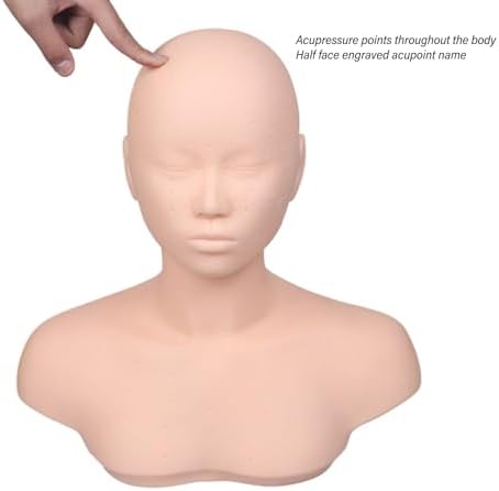 Soft PVC Mannequin Head for Makeup and Massage