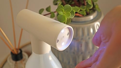 NEBU Automatic Mist Sprayer with LED Indicator 500ml Capacity No Squeezing White