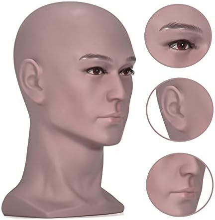 ZMS Professional Male Mannequin Head Stand