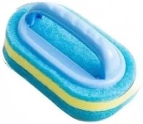 Multi-Purpose Cleaning Brush with Handle and Thickened Scrub Sponge