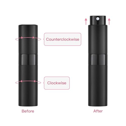 Tekson Travel Perfume Atomizer 8ml 5PCS