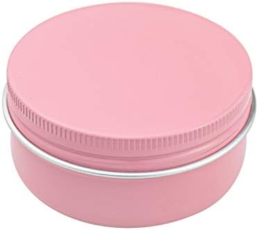 Foraineam 60 Pack 50ml Pink Screw Top Jars
