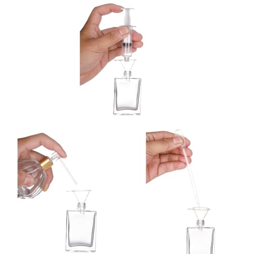 6 Pack 30ml Transparent Refillable Perfume Bottles