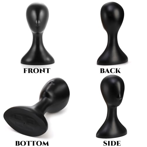 Acshio 16 Inch Plastic Wig Head Stand with Neck