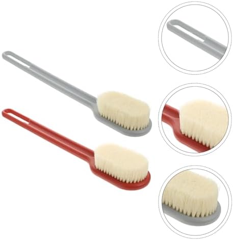 2pcs Long Handle Body Brush for Exfoliation and Back Scrubbing