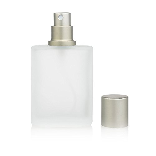 Enslz Frosted Glass Spray Bottle 100ml Refillable