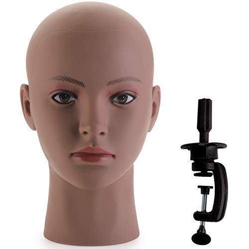 Hedume Afro Mannequin Head with Clamp Holder