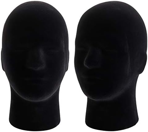 Hedume 2 Pack Foam Mannequin Head Stand