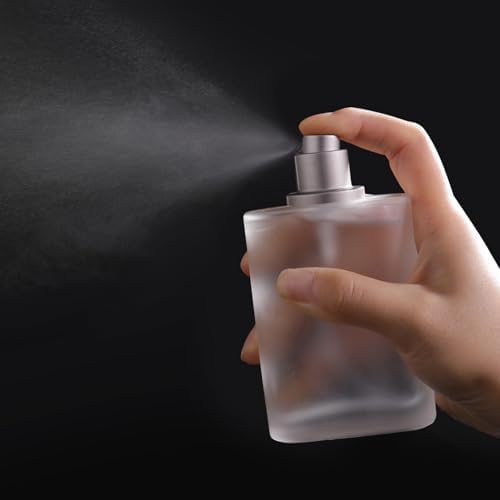 100ml Frosted Glass Spray Bottle with 3 Perfume Dispensers