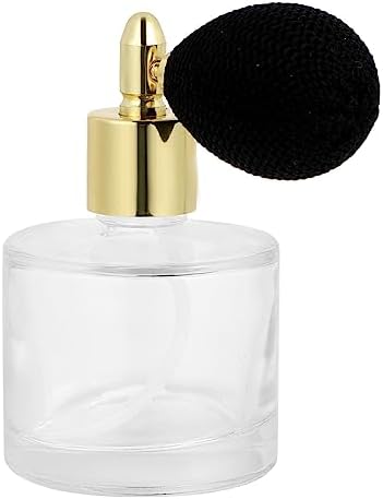 HEALLILY 50ml Gold Vintage Perfume Spray Bottle