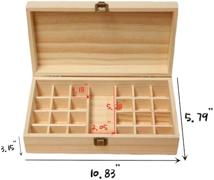 Wooden Essential Oil Display Stand for 25 Bottles