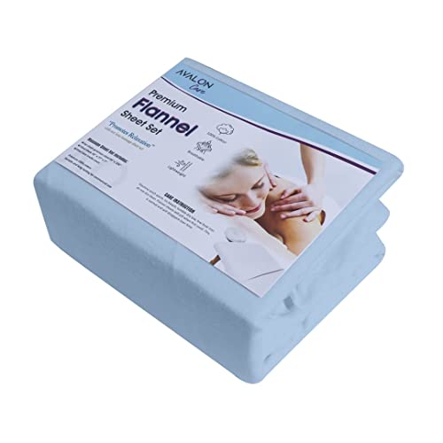 Avalon Care Massage Table Sheets Set 3 Pcs Sky Blue