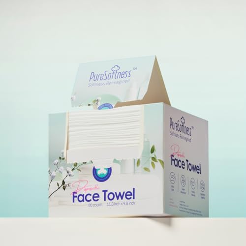Luxuriously Soft Disposable Face Towel 12x10 80 Count