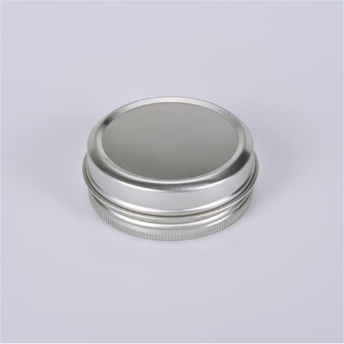 Wuiil 6 Pack Aluminum Tin Jars with Screw Cap Lid 1 Oz 30ml