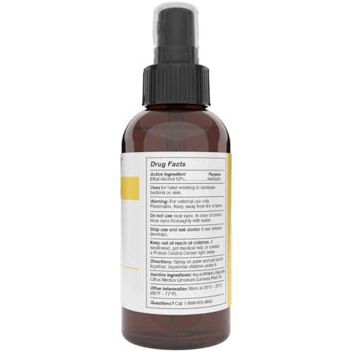 Olivia Care Hand Cleaning Spray - 4 OZ Germ Killing Moisturizing
