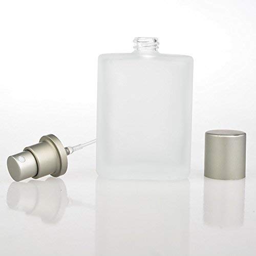 Enslz Frosted Glass Spray Bottle 100ml Refillable