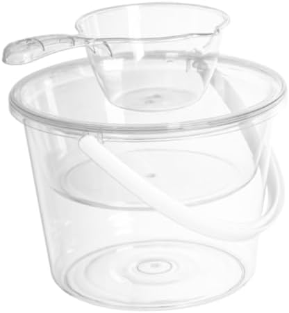 Large Capacity Foot Wash Bucket Set with Plastic Handle