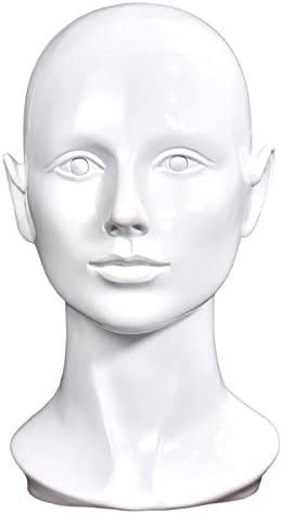 PVC Mannequin Head for Wigs Hats Scarves Display